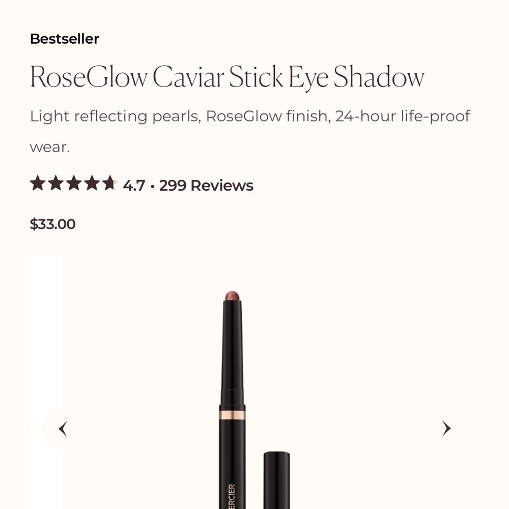Laura Mercier RoseGlow Caviar Stick Eye Shadow
